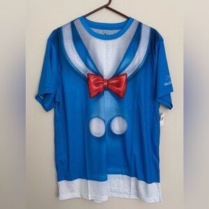NEW Disney Parks Donald Duck All-Over Print Costume T-Shirt - Adult L NWT